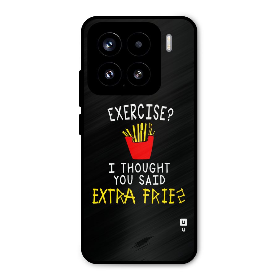 Extra Fries Metal Back Case for Xiaomi 15