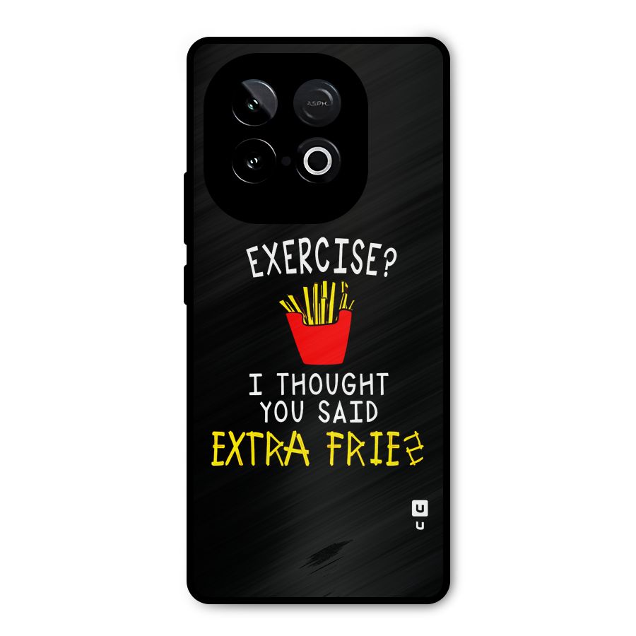 Extra Fries Metal Back Case for iQOO Neo 10
