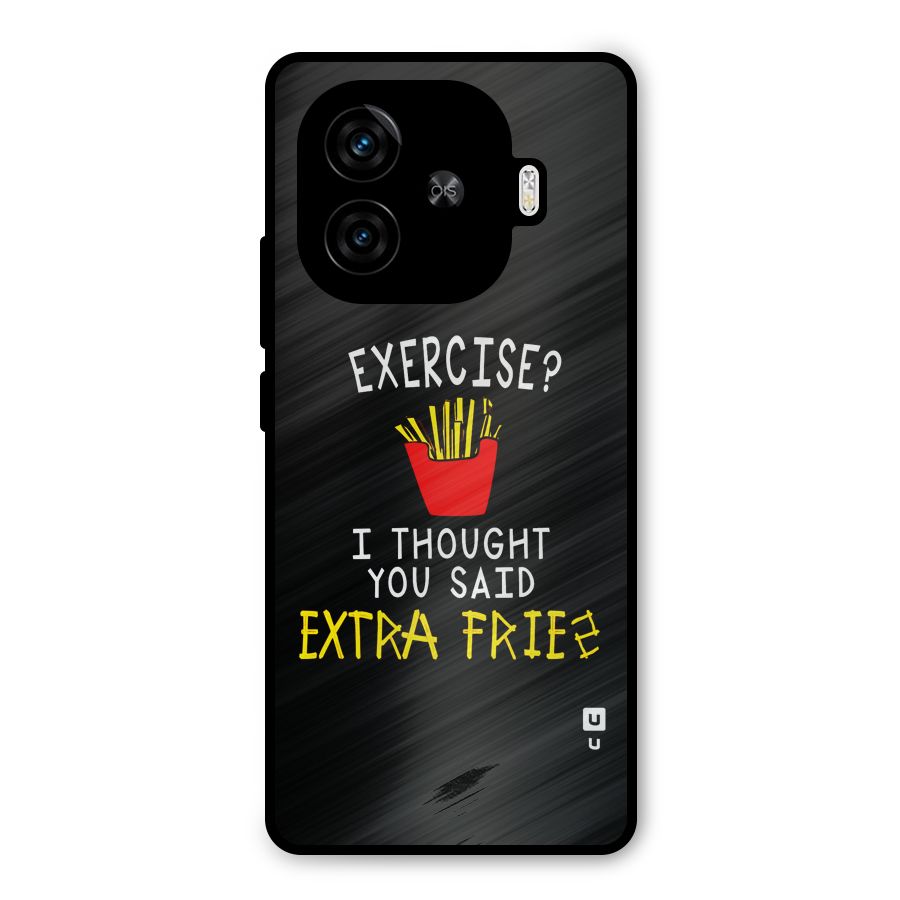Extra Fries Metal Back Case for iQOO Neo 10R