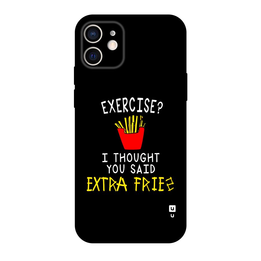 Extra Fries Original Polycarbonate Back Case for iPhone 12