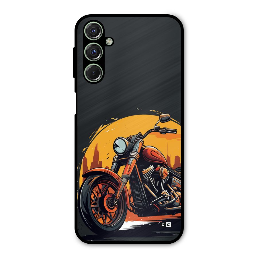 Extreme Cruiser Bike Metal Back Case for Galaxy M34