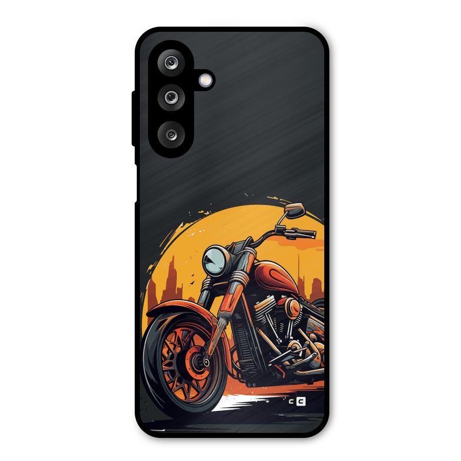 Extreme Cruiser Bike Metal Back Case for Galaxy M36