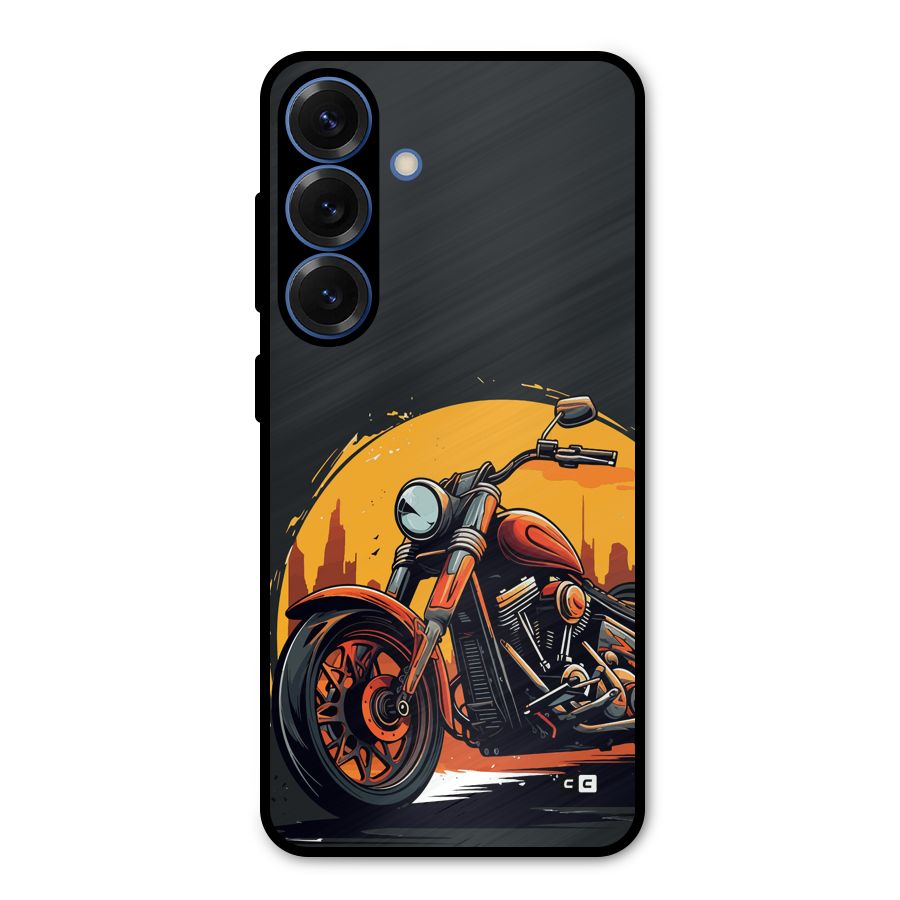 Extreme Cruiser Bike Metal Back Case for Galaxy S25