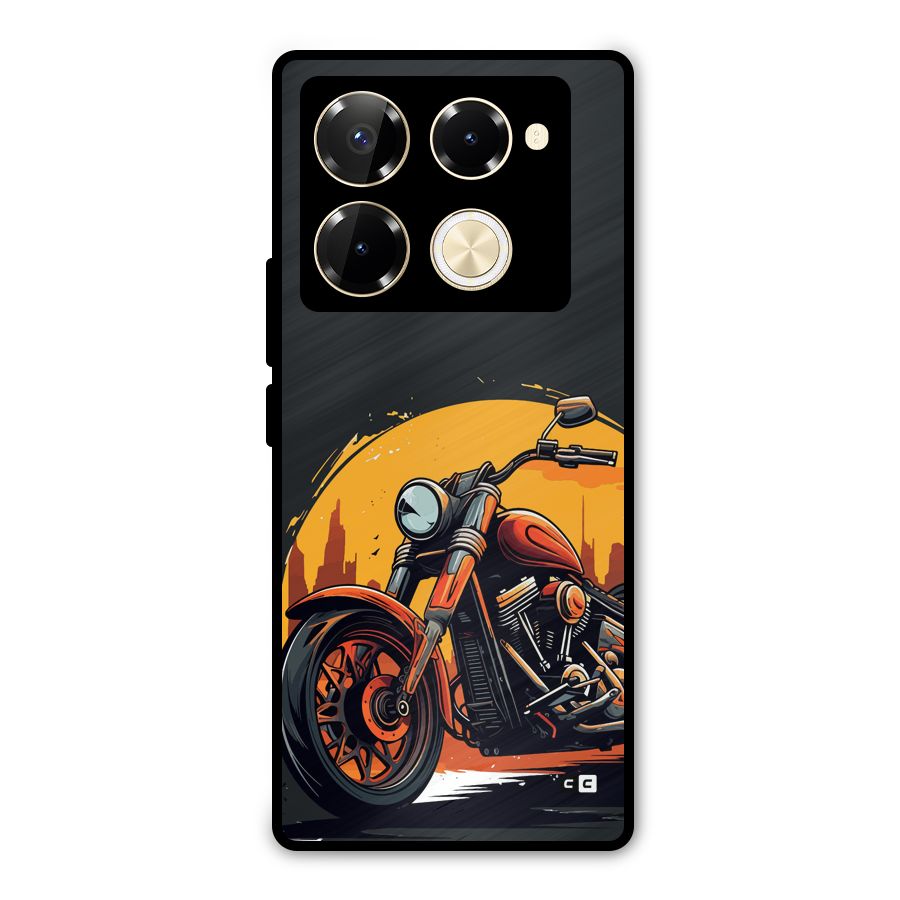 Extreme Cruiser Bike Metal Back Case for Infinix Note 40 Pro