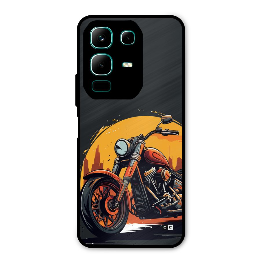Extreme Cruiser Bike Metal Back Case for Infinix Note 50x
