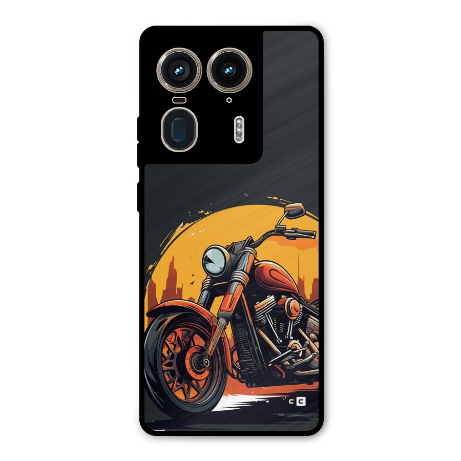 Extreme Cruiser Bike Metal Back Case for Motorola Edge 50 Ultra