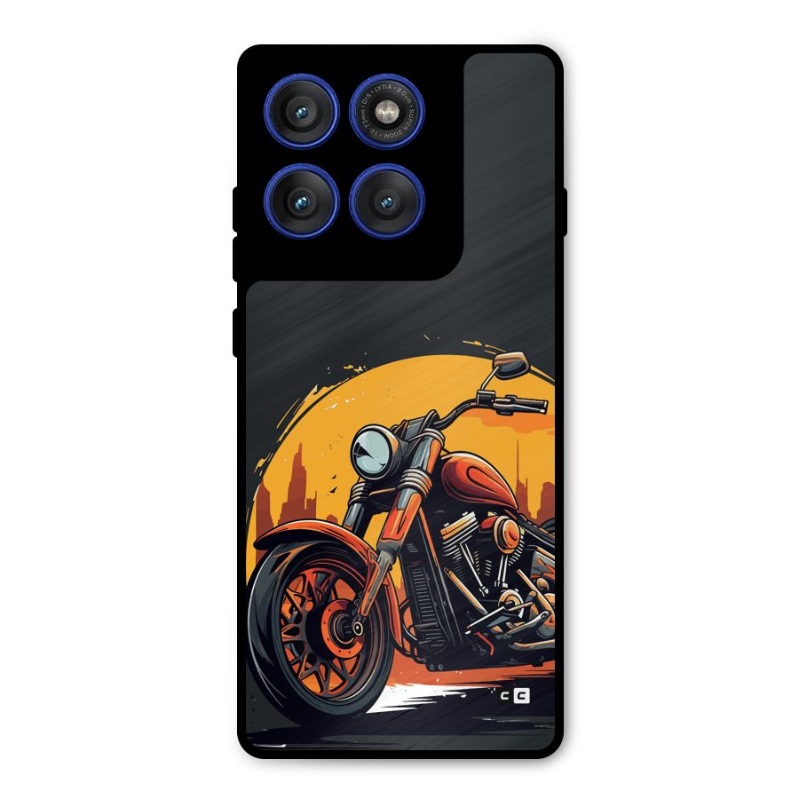 Extreme Cruiser Bike Metal Back Case for Motorola Edge 60 Pro