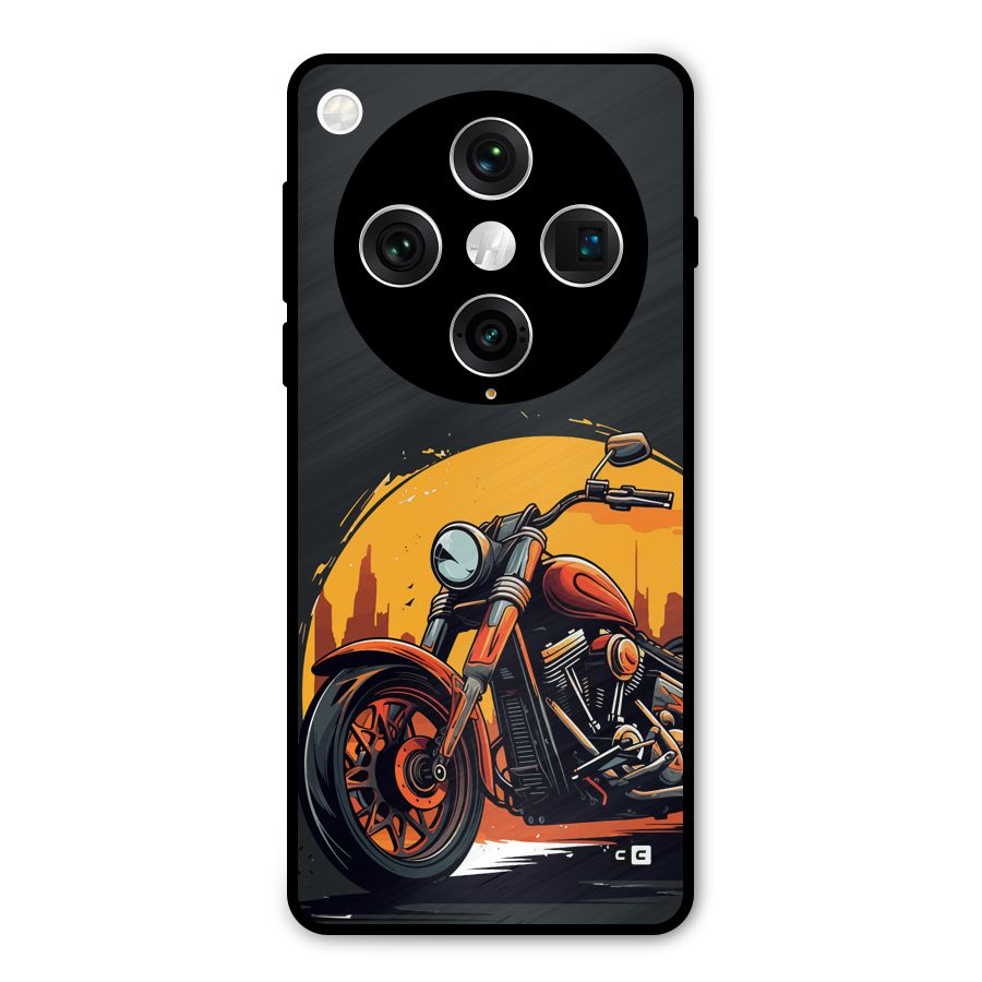 Extreme Cruiser Bike Metal Back Case for Oppo Find X8 Pro