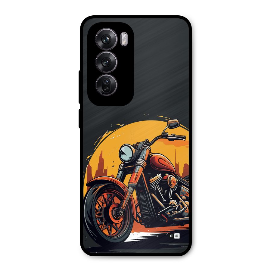 Extreme Cruiser Bike Metal Back Case for Oppo Reno12 Pro
