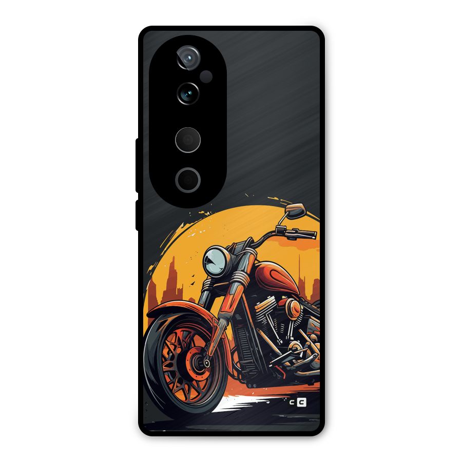 Extreme Cruiser Bike Metal Back Case for Vivo T3 Ultra