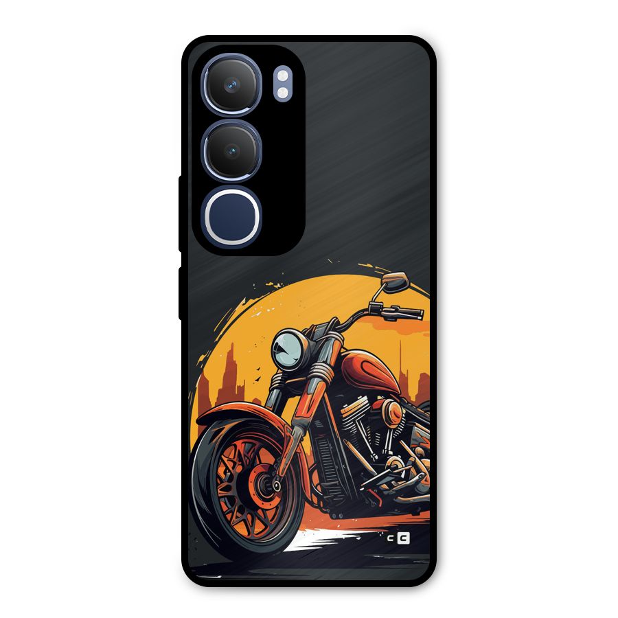 Extreme Cruiser Bike Metal Back Case for Vivo Y29