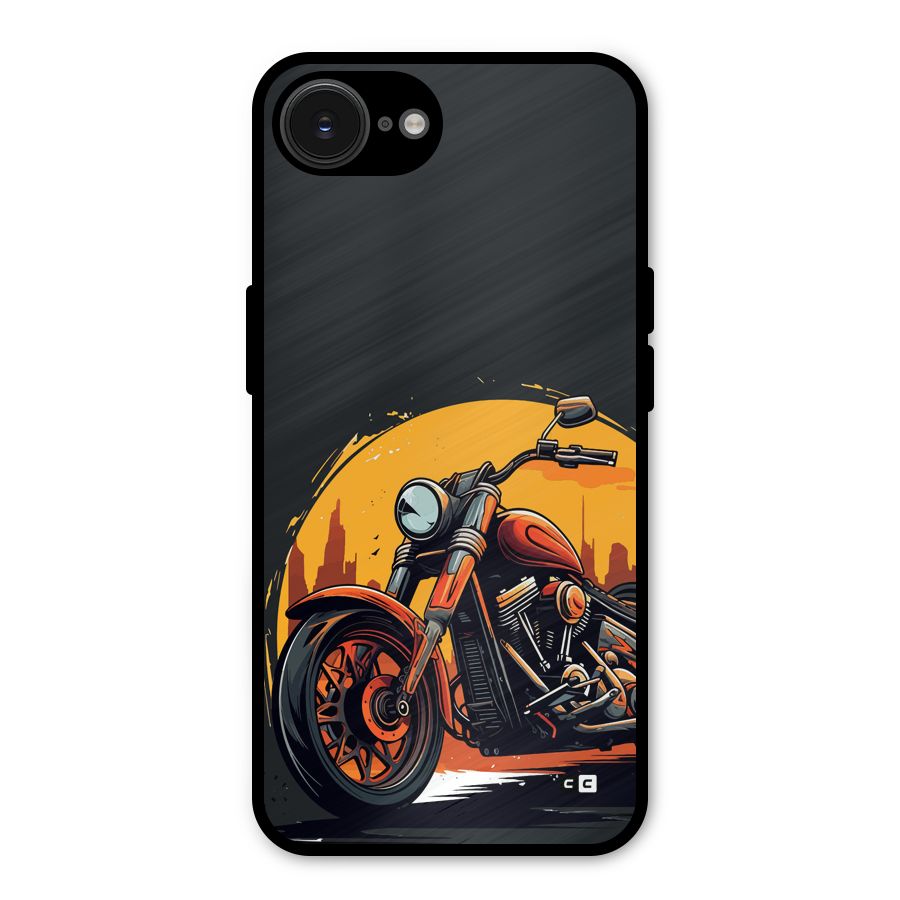Extreme Cruiser Bike Metal Back Case for iPhone 16e