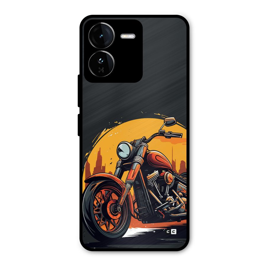 Extreme Cruiser Bike Metal Back Case for iQOO Z9