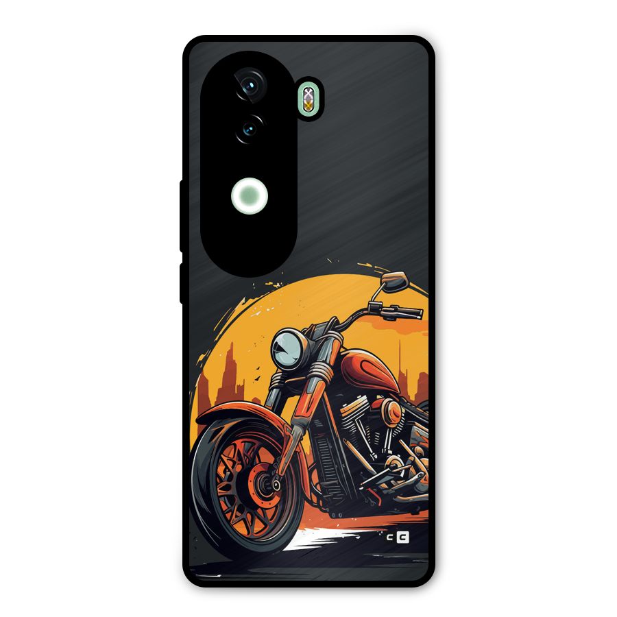 Extreme Cruiser Bike Metal Back Case for iQOO Z9s