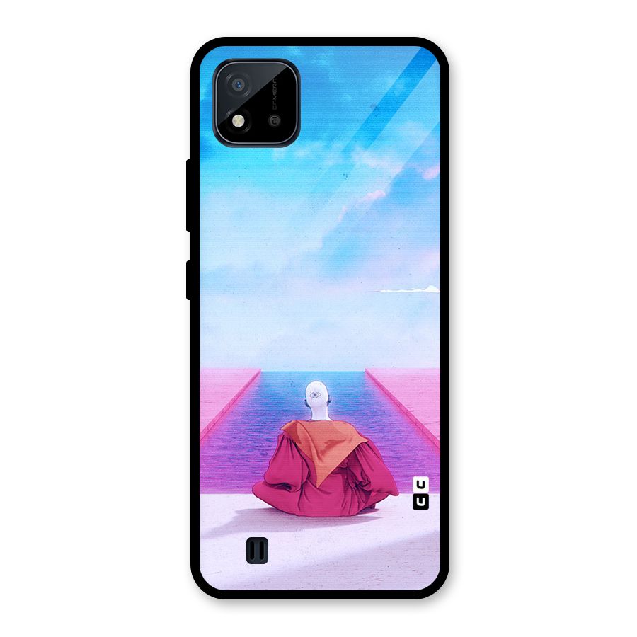 Eye Art Glass Back Case for Realme C11 2021