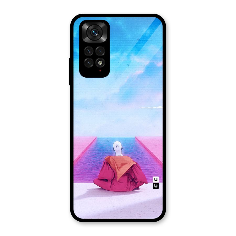 Eye Art Glass Back Case for Redmi Note 11S