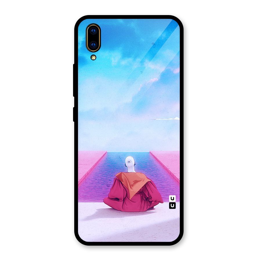 Eye Art Glass Back Case for Vivo V11 Pro