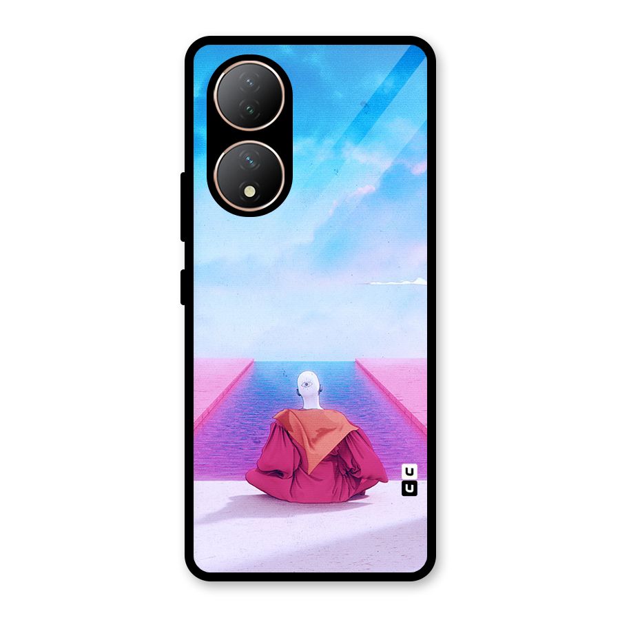 Eye Art Glass Back Case for Vivo Y100A