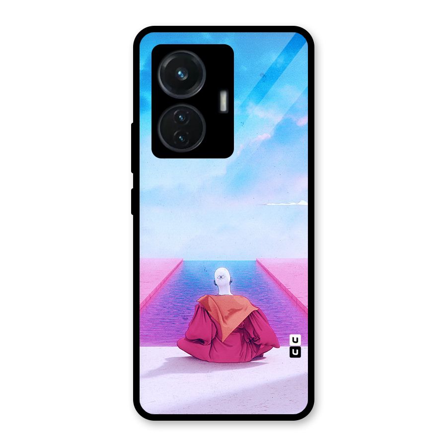 Eye Art Glass Back Case for iQOO Z6 44W