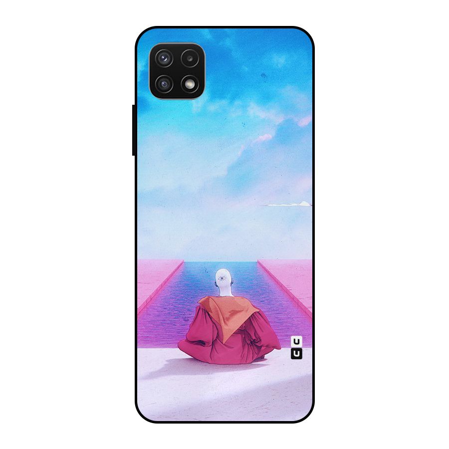 Eye Art Metal Back Case for Galaxy A22 5G