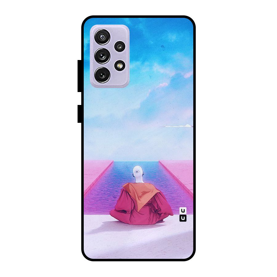 Eye Art Metal Back Case for Galaxy A72