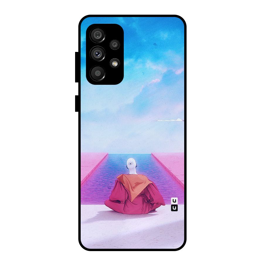 Eye Art Metal Back Case for Galaxy A73 5G