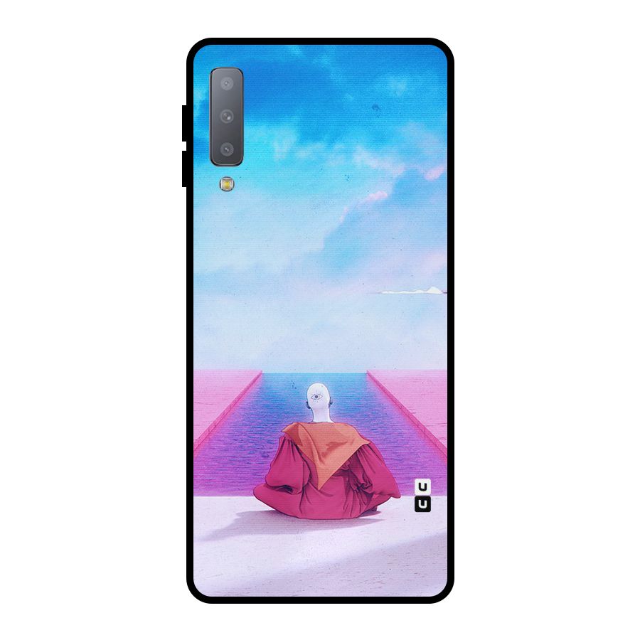 Eye Art Metal Back Case for Galaxy A7 (2018)