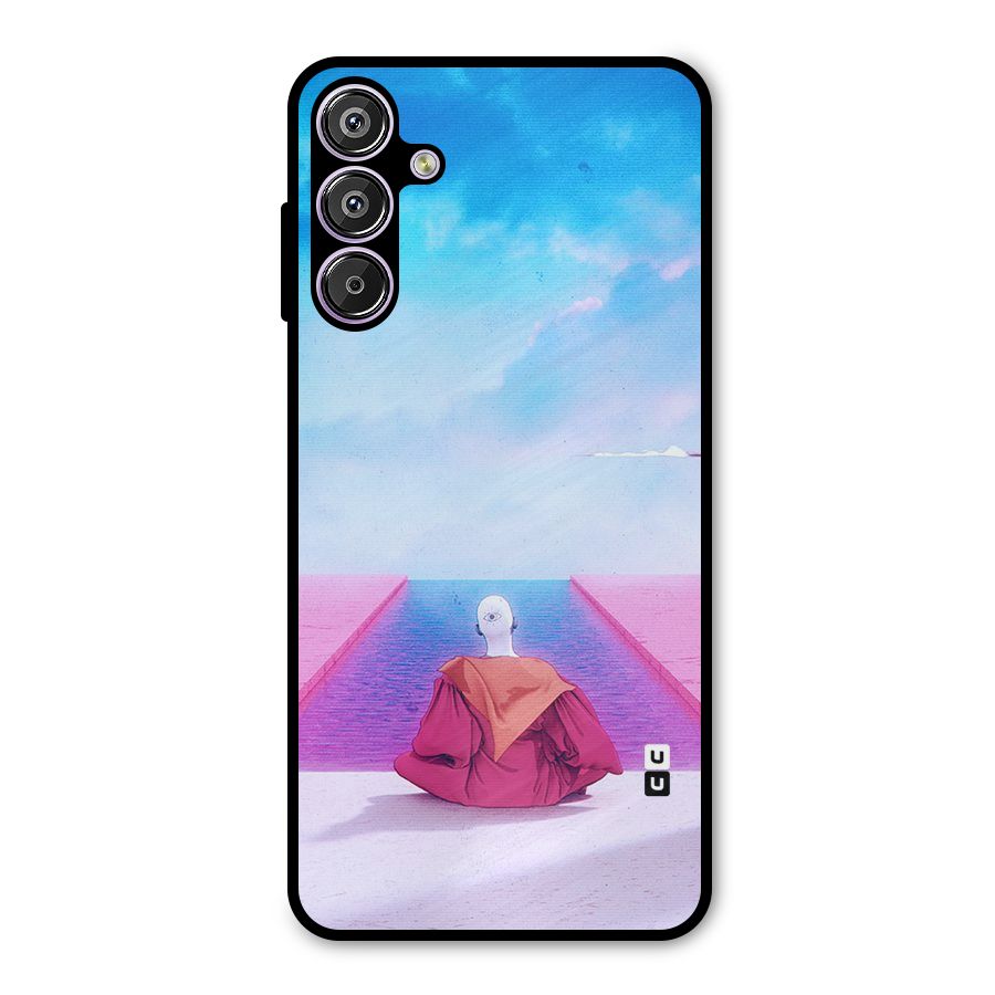 Eye Art Metal Back Case for Galaxy F15