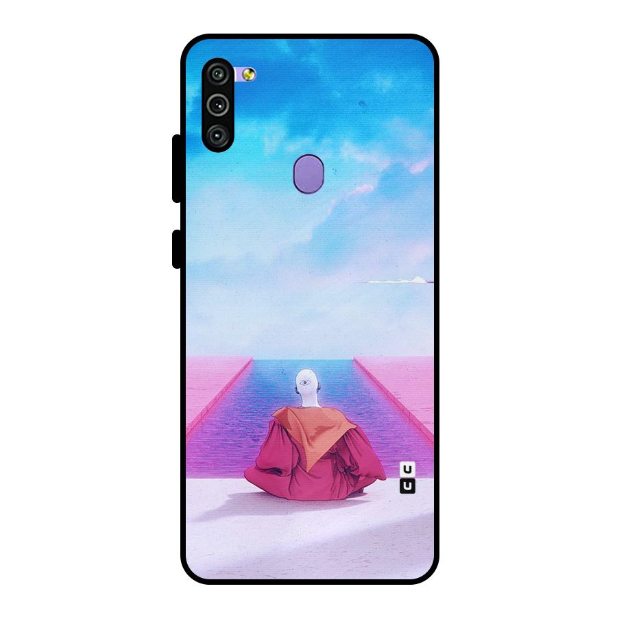 Eye Art Metal Back Case for Galaxy M11
