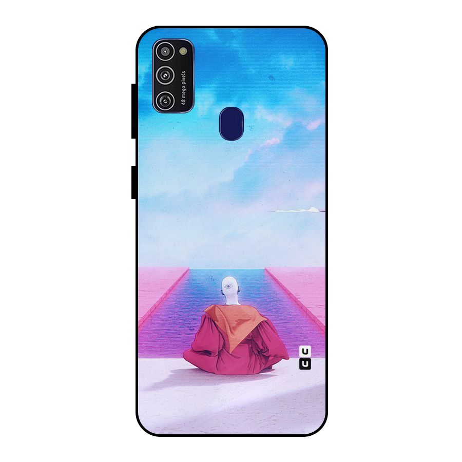 Eye Art Metal Back Case for Galaxy M30s