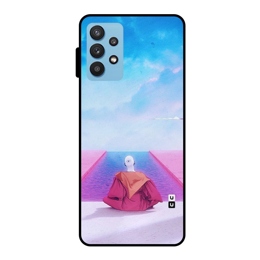 Eye Art Metal Back Case for Galaxy M32 5G