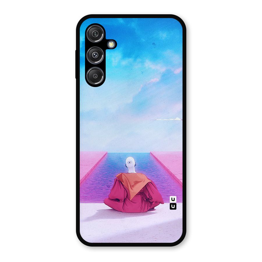 Eye Art Metal Back Case for Galaxy M34 5G