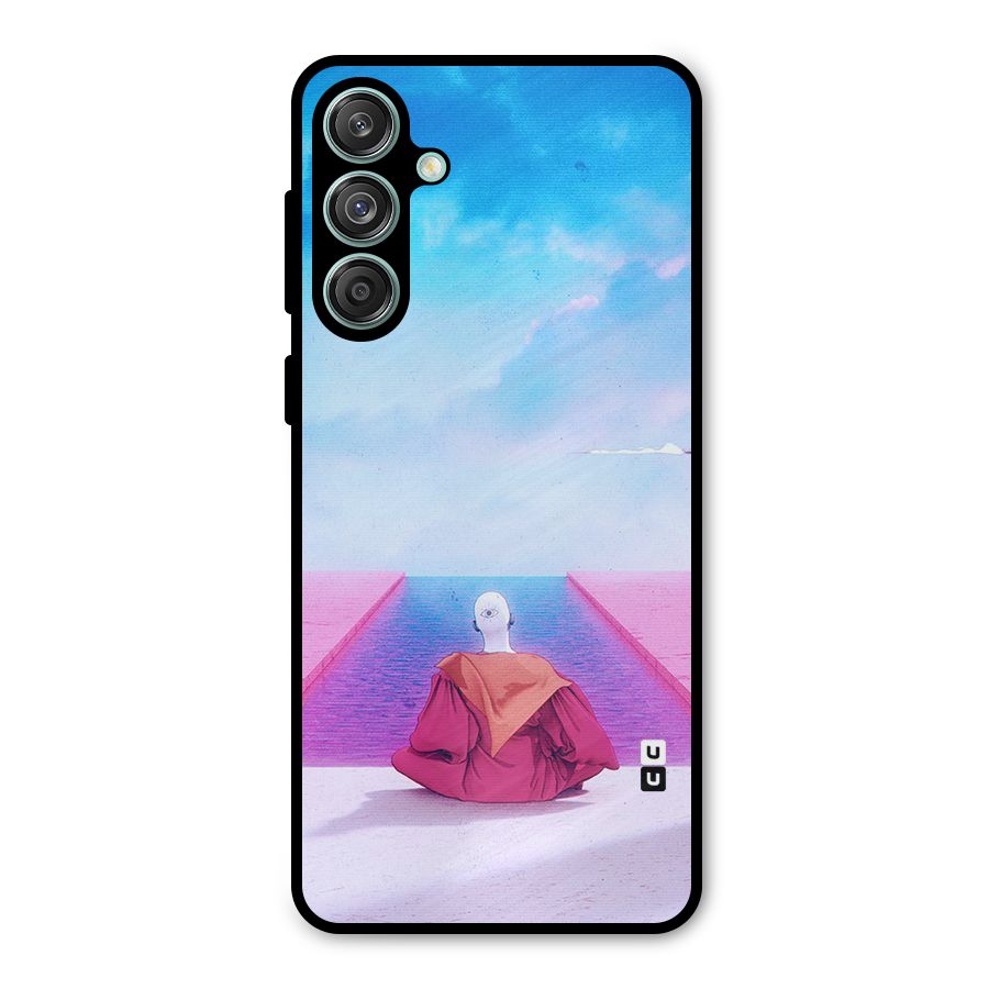 Eye Art Metal Back Case for Galaxy M55 5G