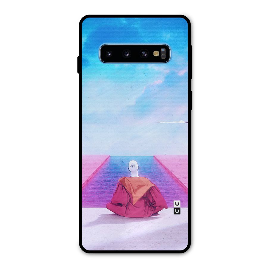 Eye Art Metal Back Case for Galaxy S10