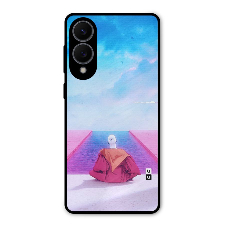 Eye Art Metal Back Case for Galaxy S25 Edge