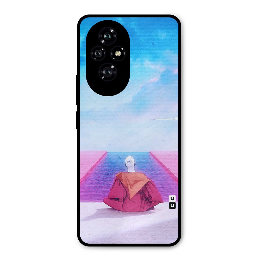 Eye Art Metal Back Case for Honor 200