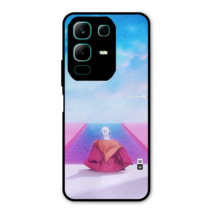 Eye Art Metal Back Case for Infinix Note 50x