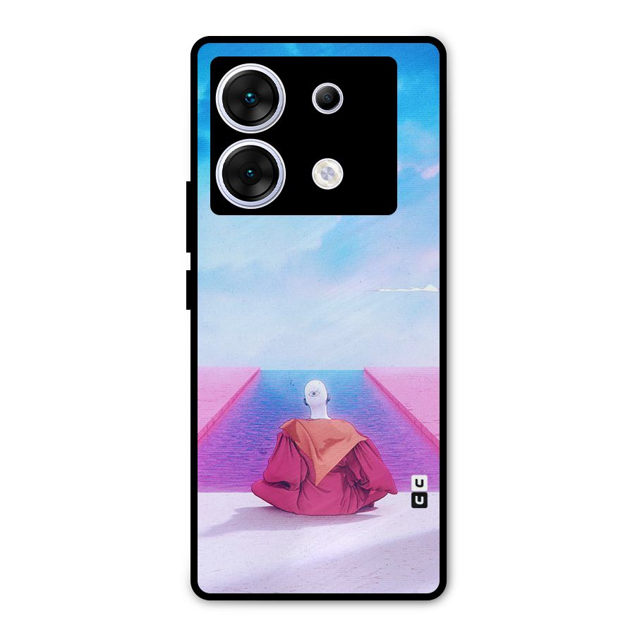 Eye Art Metal Back Case for Infinix Zero 30 5G