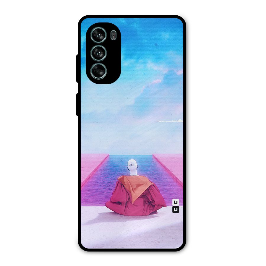 Eye Art Metal Back Case for Moto G62