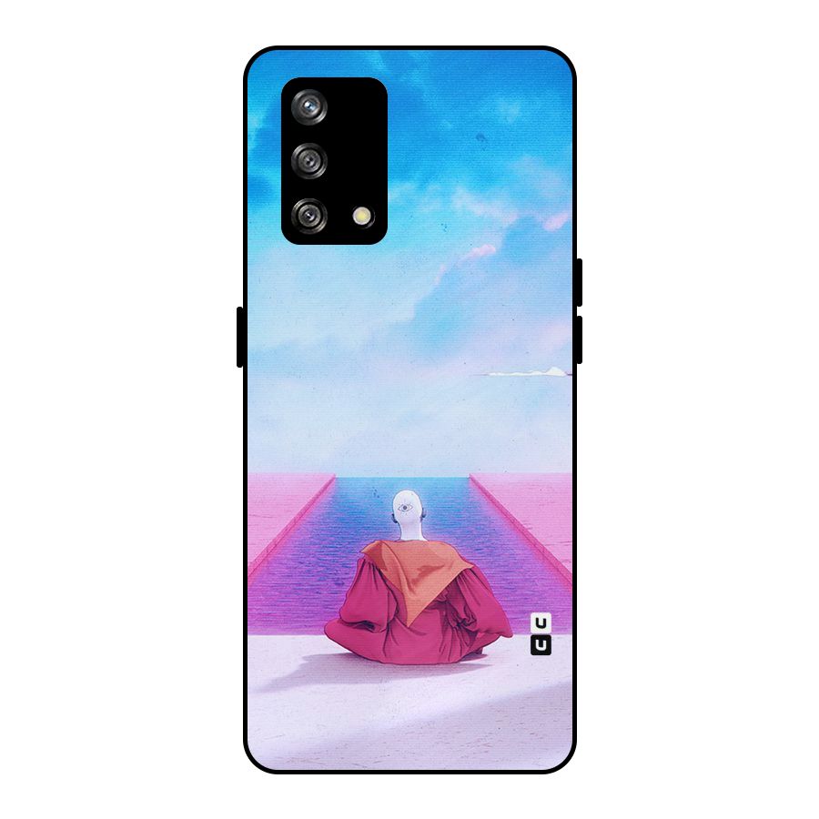 Eye Art Metal Back Case for Oppo F19
