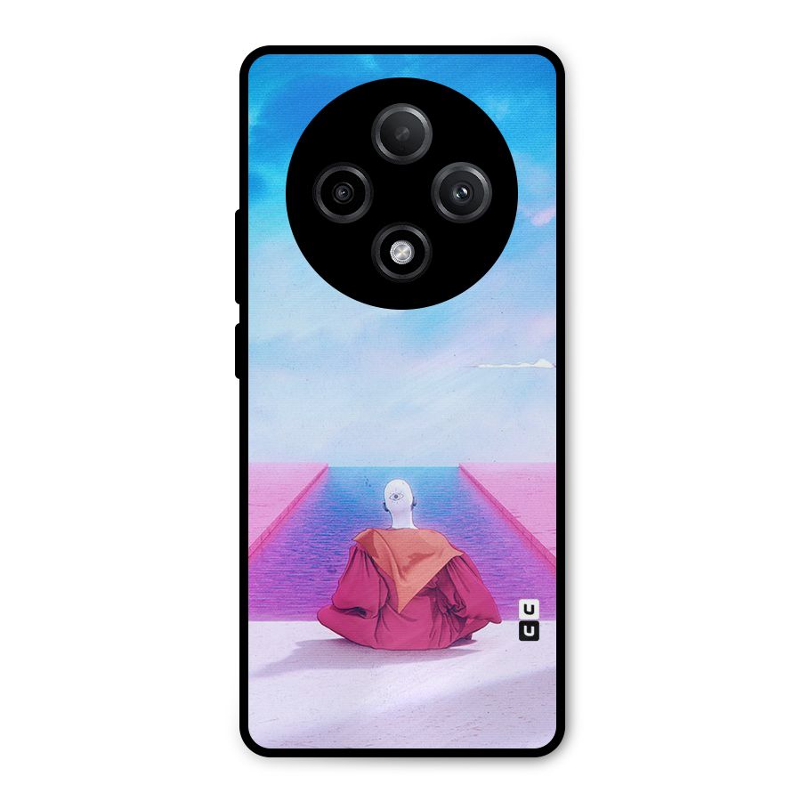 Eye Art Metal Back Case for Oppo F27 Pro Plus
