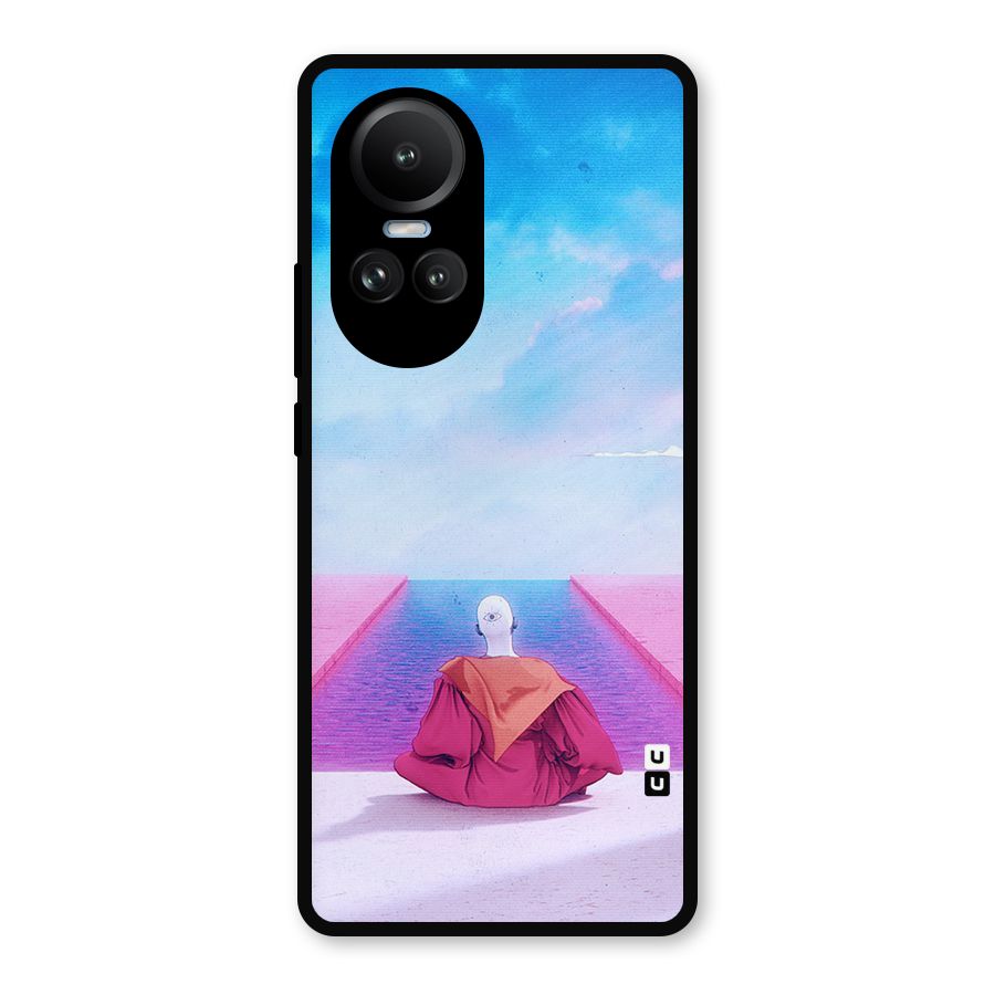 Eye Art Metal Back Case for Oppo Reno10