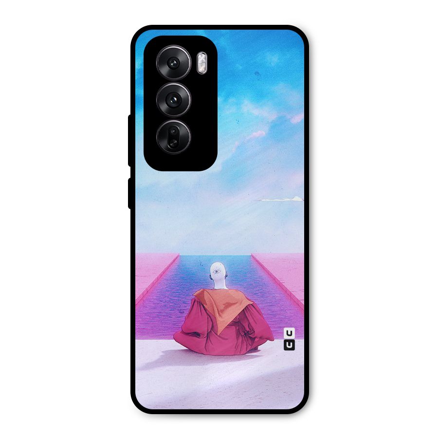 Eye Art Metal Back Case for Oppo Reno12