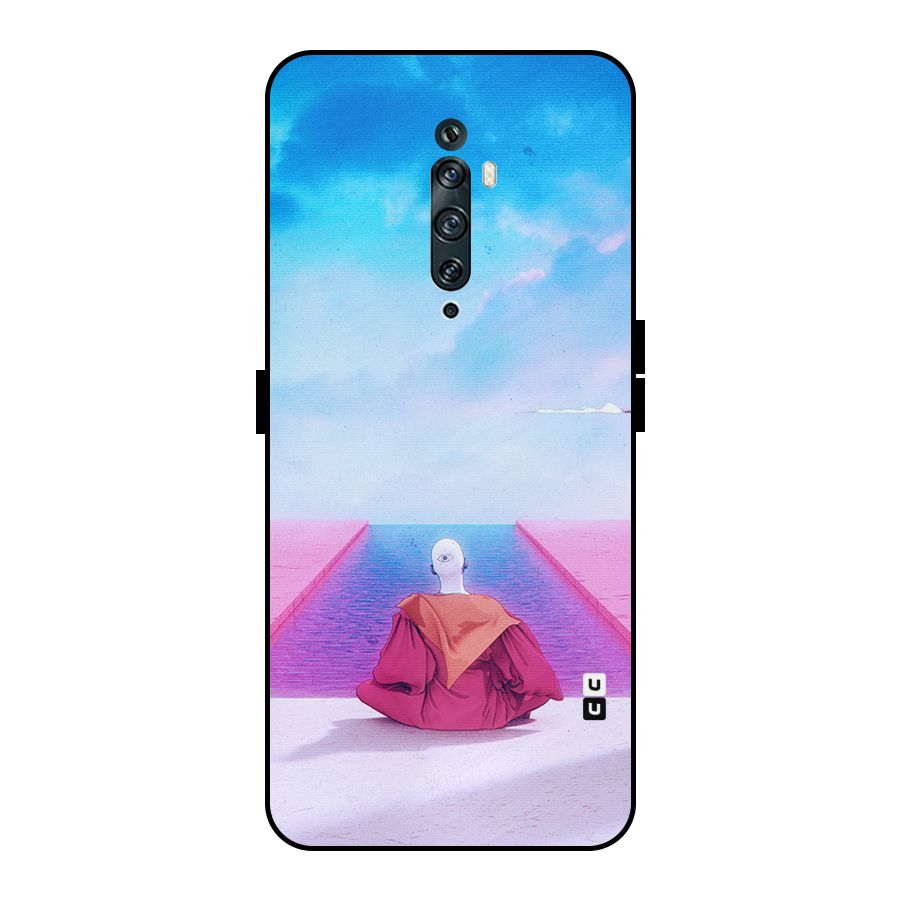 Eye Art Metal Back Case for Oppo Reno2 F