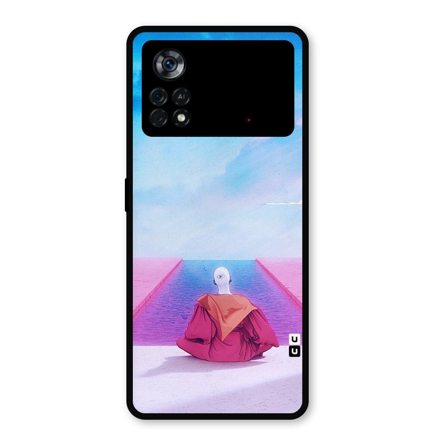 Eye Art Metal Back Case for Poco X4 Pro 5G
