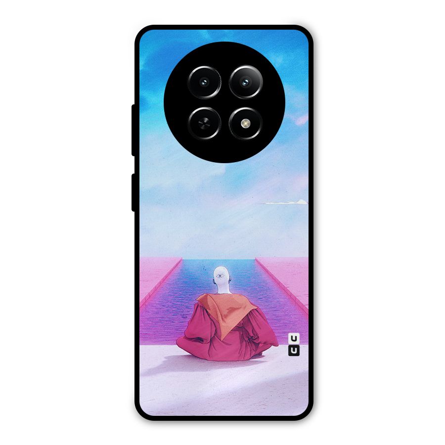 Eye Art Metal Back Case for Realme 12x 5G