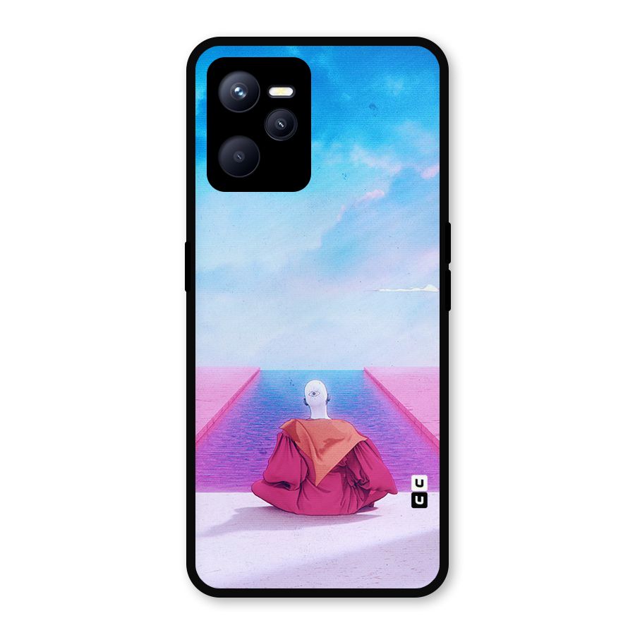 Eye Art Metal Back Case for Realme C35