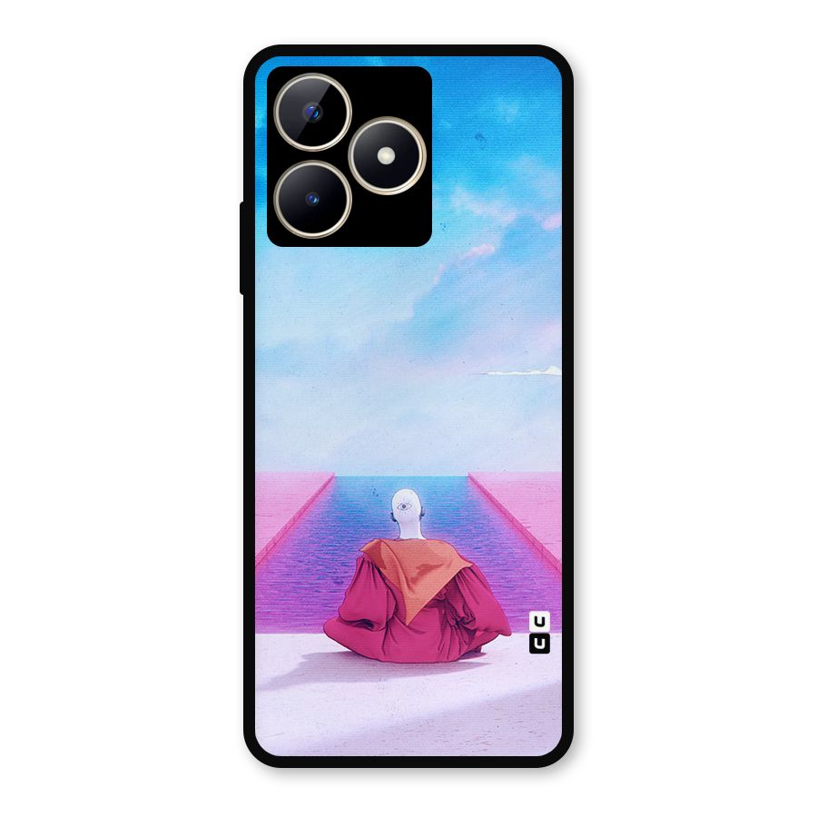 Eye Art Metal Back Case for Realme C53