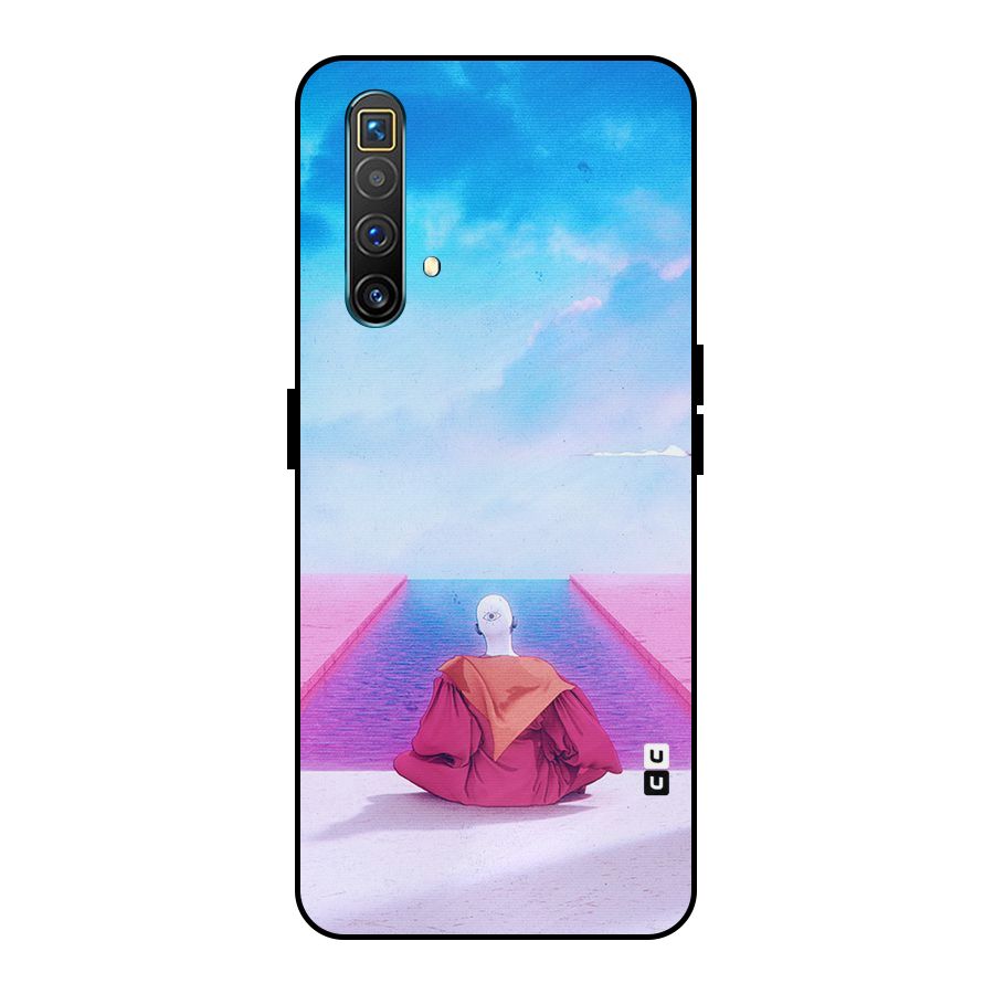 Eye Art Metal Back Case for Realme X3 SuperZoom