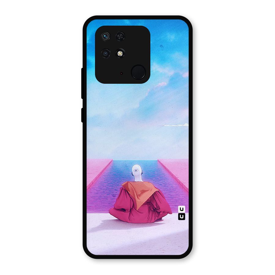Eye Art Metal Back Case for Redmi 10 Power